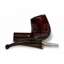 Cachimbo Bertoldi Elite Dourado Bordô com Filtro Permanente